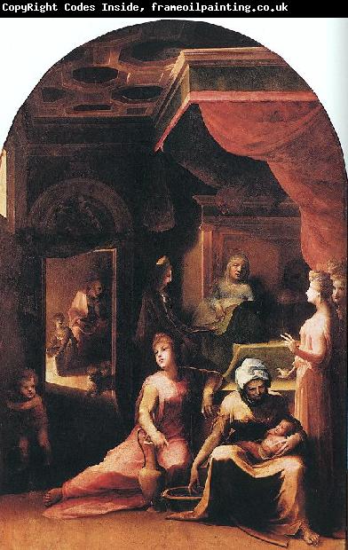 BECCAFUMI, Domenico Birth of the Virgin dfgf